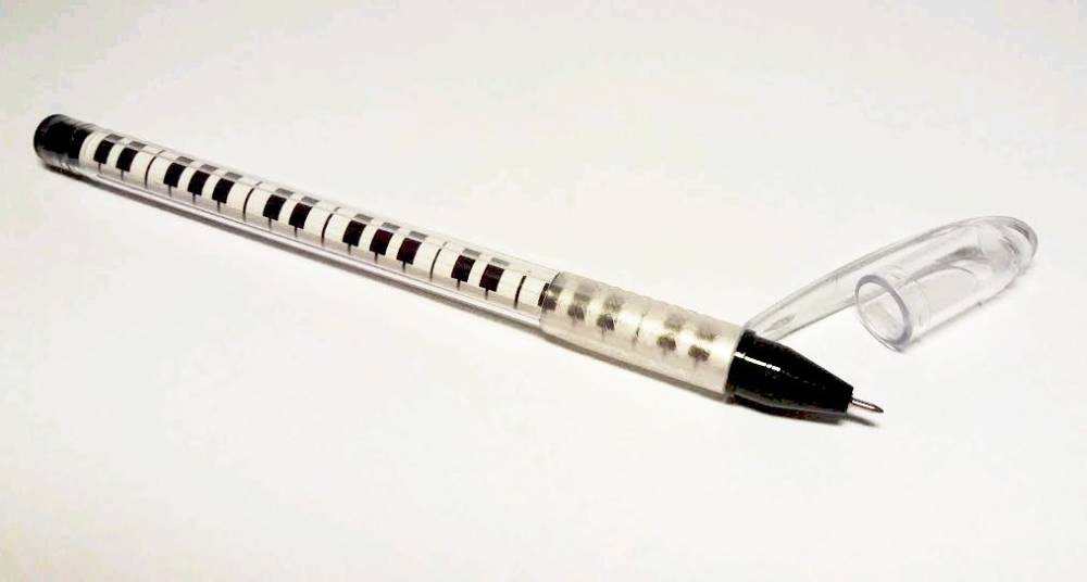 Długopis muzyczny z zamknięciem